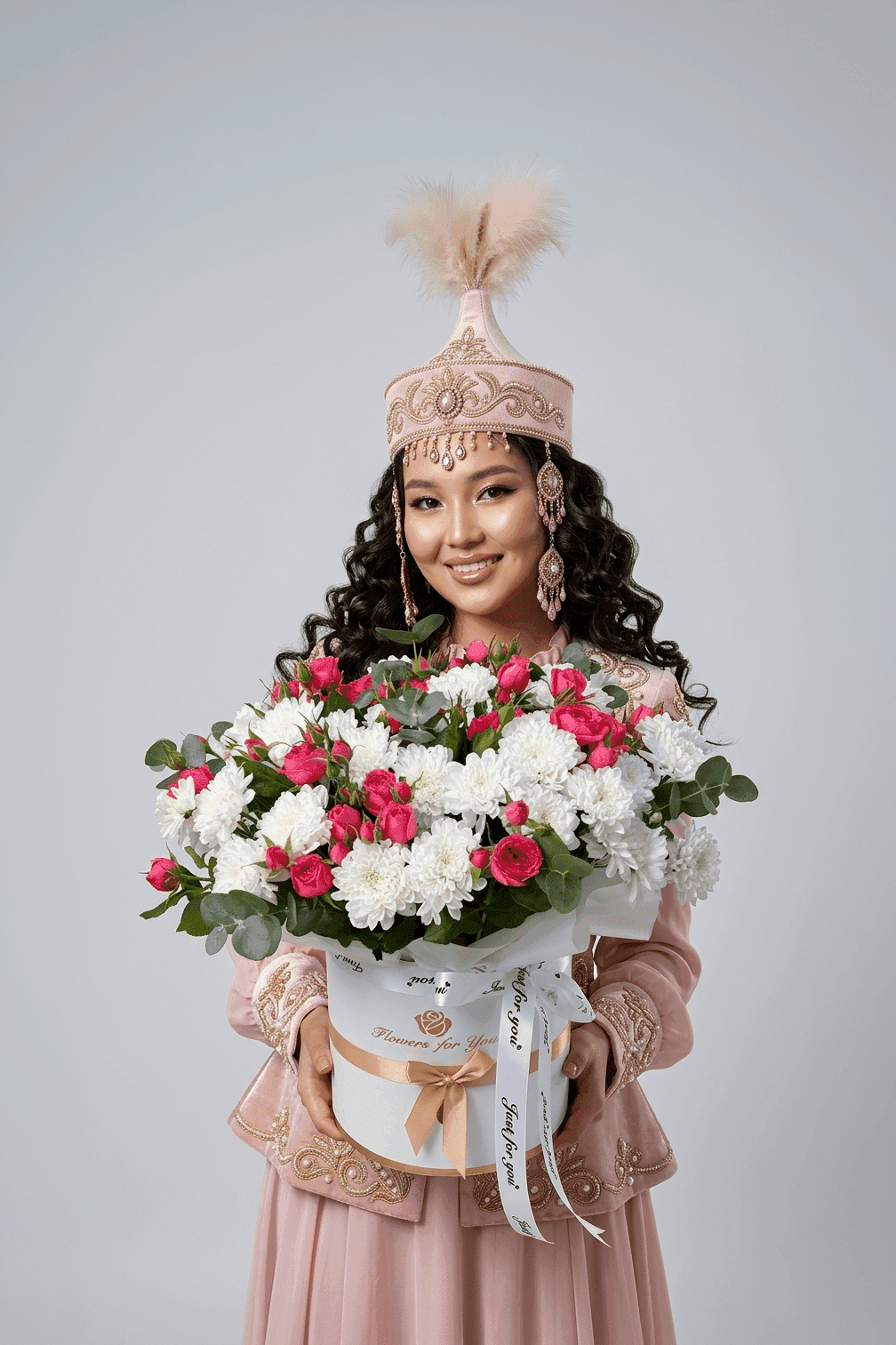 Воздушная композиция в коробке