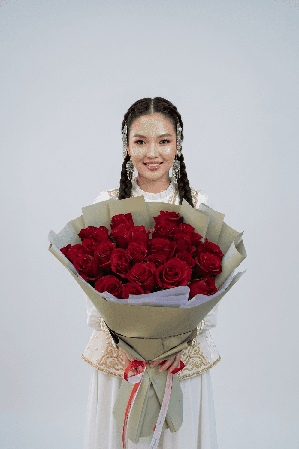 25 высокая роза