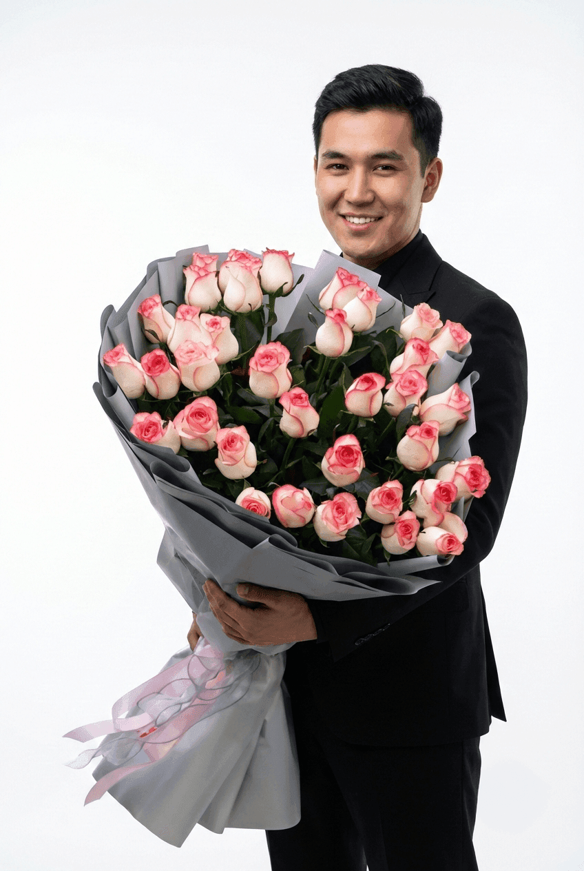 35 высокая роза